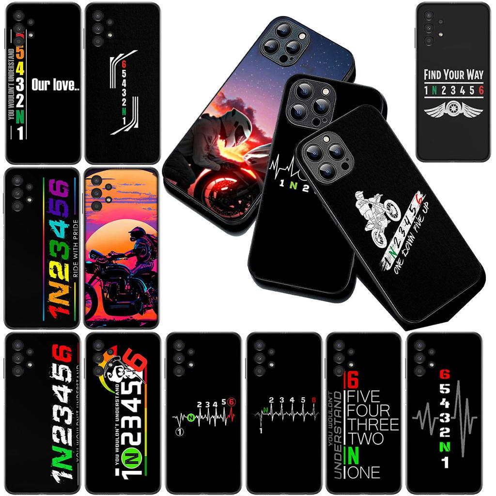 Cover for Samsung Galaxy S20 S22 S21 FE Ultra Plus A07 A17 A15 A16 A25 A57 A37 Phone Case Motor 1N23456 Motorcycle Motorbike