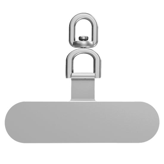 Накладка на телефон из нержавеющей стали, прочный зажим, накладки на привязь для телефона