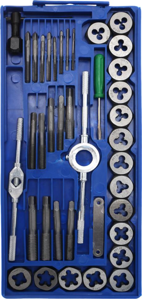 Set of taps and dies, 40 pieces, KD10289