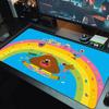 Hey Duggee Custom Name Large Size Mouse Pad Large Gaming Table Cushion Non-slip Laptop Tablet Big Mousepad XXL Mat Mini PC Playmat With Lock edge