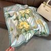 70 * 70cm New Silk Small Square Scarf For Women'S Neck Protection Professional Scarf Versatile Hair Tie Headscarf Scarf