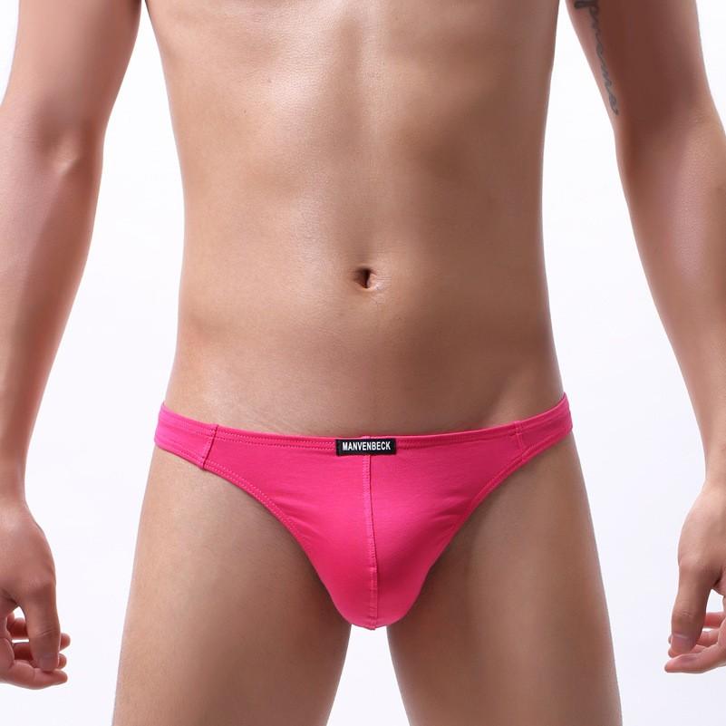 Men's Briefs Ultra-thin Ice Silk Transparent Comfortable Adult Low Waist