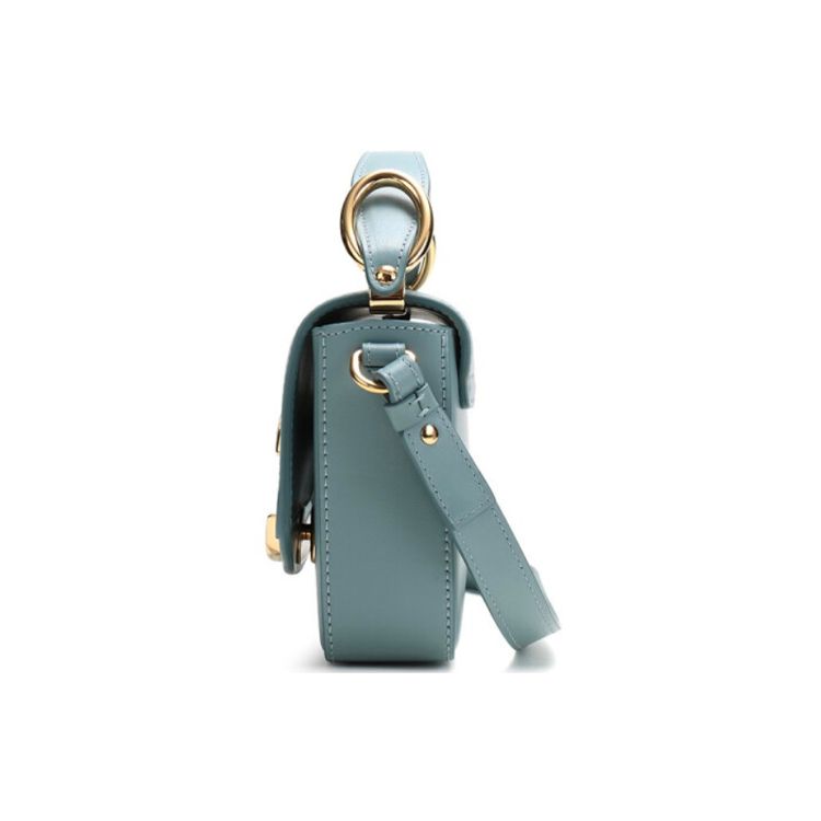 Chloé Mini Handbag With Gold Hardware In Light Blue Women Handbags CHC19US193A3744L