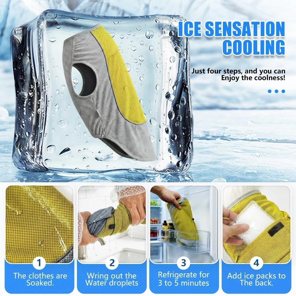 Breathable Mesh Pet Cooling Shirt Sun Protection Dog Ice Cool T-shirt Outdoor Walking Dog