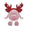 3D Printed Christmas Reindeer Figurine Xmas Elk Ornament Fidget Toy with Movable Joints Articulated Deer Model Car Dashboard Decoration