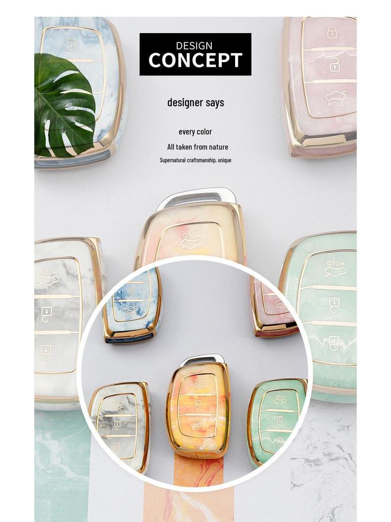 Современный чехол для ключа автомобиля для ix25, ix35, Sonata, Elantra, Mistra - Защитный чехол-сумка