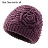 Windproof Beanie Cap Thickned Pullover Hats Fashion Knitted Hat  for Women
