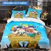 Rugr-ats: Urban Adventure 3pcs K-pop music group Bedding set,Ideal for Bedroom, Dormitory,Including Duvet Cover And 2pcs Pillowcases,Fan gifts