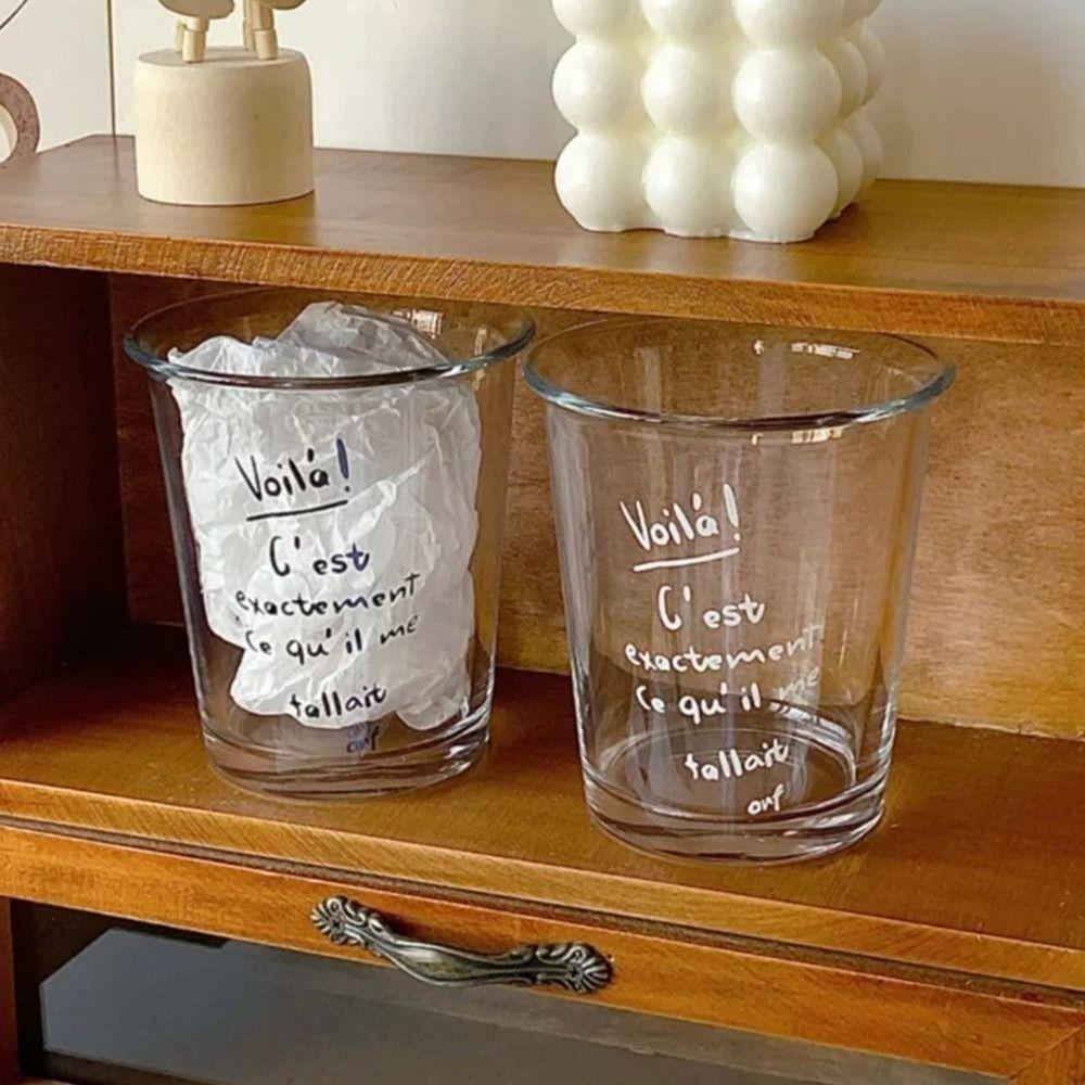 Прозрачная ежедневная чашка для воды 350 мл, чашка для питья сока, кофейная чашка, креативная стеклянная чашка