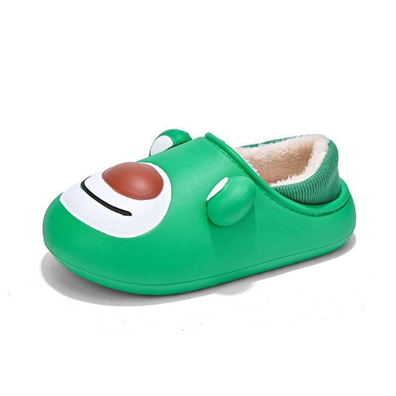 Водонепроницаемые зимние милые плюшевые тапочки с медвежьим мехом для женщин и мужчин, теплые женские тапочки для дома и улицы, удобные хлопковые туфли унисекс