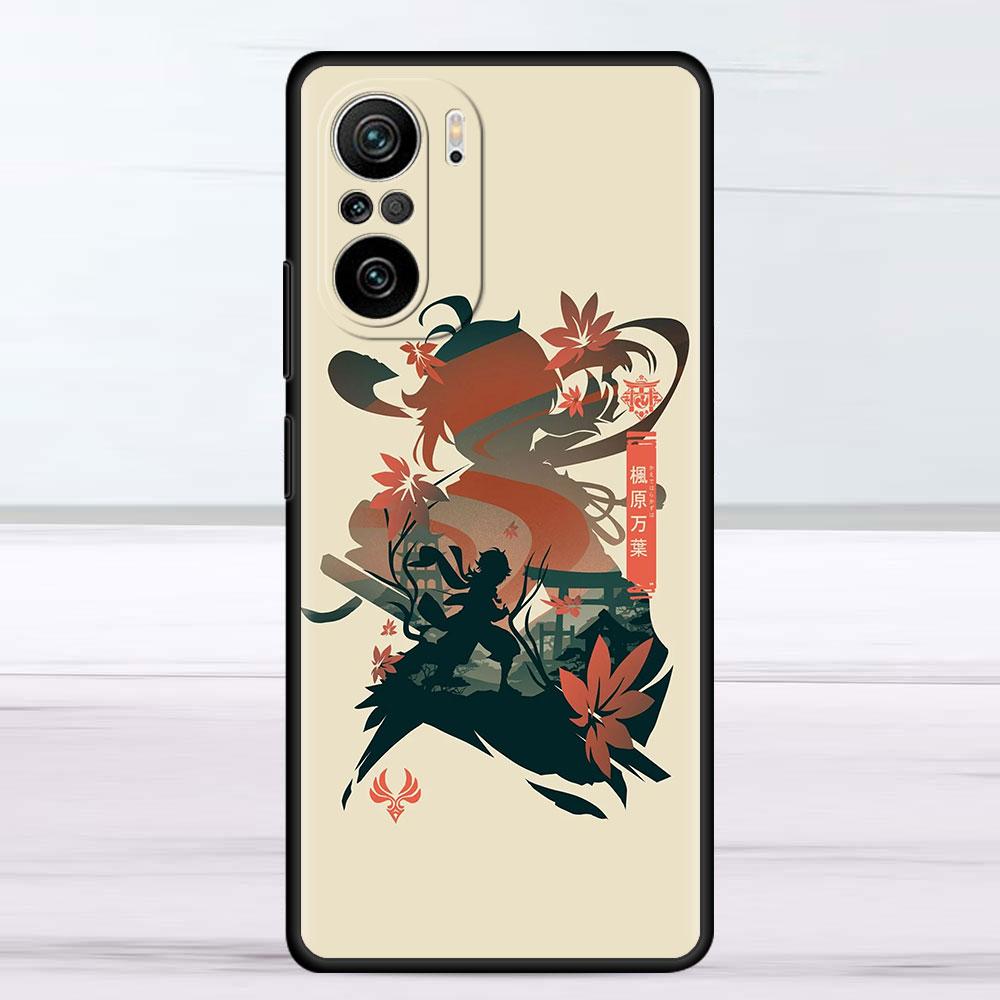 Милый чехол с рисунком аниме Genshin Impact для Xiaomi Redmi Note 11 10 9S 9 K40 Pro 7 8 9A 9C 8T 9T 10C 10Pro, силиконовый чехол для телефона