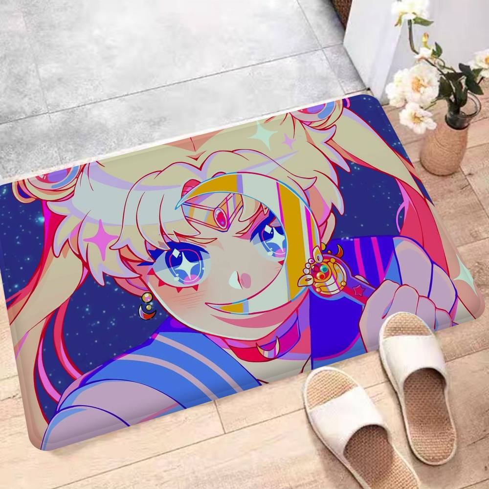 Японский мультфильм S-Sailores-Moon Коврик для пола Скандинавский стиль Домашний придверный коврик Коврики для ванной-туалета Коврик для декора спальни Отеля