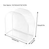 Easy Access Acrylic Napkin Holder Transparent U-shape Tissue Organizer Premium Creative Storage Stand Kitchen Organize