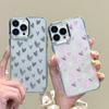 Милый маленький принт в виде сердечек для iPhone 16, 15 Pro Max, 14, 13, 12 Pro, 11, защитный прозрачный противоударный чехол для телефона