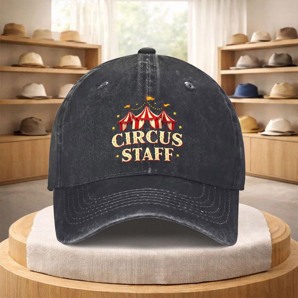 Circus Tent Logo Adjustable Baseball Cap Lightweight Vintage Hat For Men Women Street Style Hiking Festival Gift