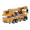 Kids Crane Truck Micro Crane Truck Construction Vehicle Toy Engineering Crane Model Arm Crane Toy Truck Alloy Material Friction Dynamic Design Toy