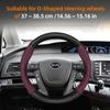 Suitable for Byd Breathable Leather Matte Carbon Fiber Texture Steering Wheel Cover Suitable for Dolphin Mini Seal Atto 3 King Shark 6 Song njbwy33