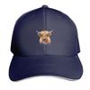 Highland Cattle Cow Longhaired Watercolor Baseball Cap Sports Cap Luxury Brand western Hat Unisex hat Unisexs Caps Womens