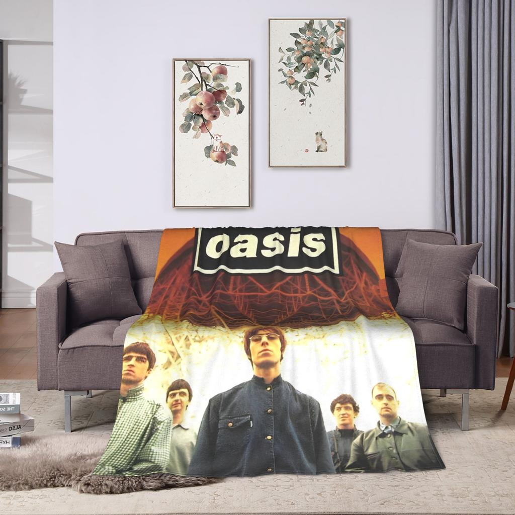 Ossis Band Warm Blankets Picnic Plush Throw Blanket Novelty Home Decor Flannel Bedspread Sofa Bed Cover