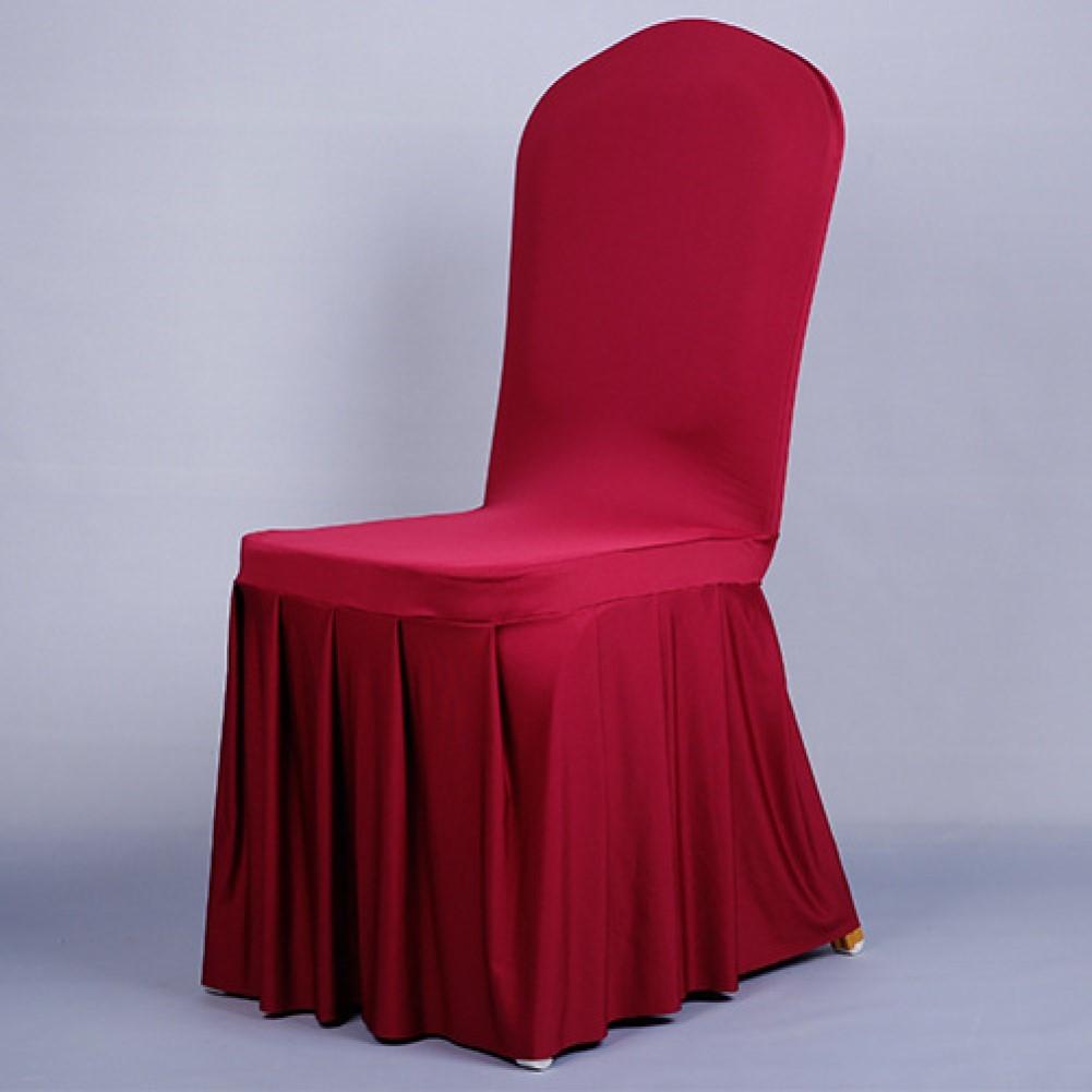 Hotel Style Chair Cover Oxford Skirt Chair Cover Quick And Secure Fit