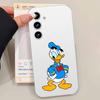 Милый Чехол для Телефона с Дональдом Даком для Samsung Galaxy S21 S22 S23 S24 S25ULTRA FE Ultra Plus5G A52S Прозрачный Чехол