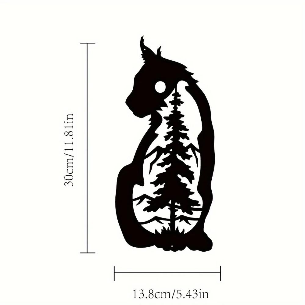 Металлическая табличка с монограммой в виде волка, уникальный настенный декор для внутреннего и наружного использования, стильный подвесной светильник в виде волка, идеальный подарок для охоты и дикой природы