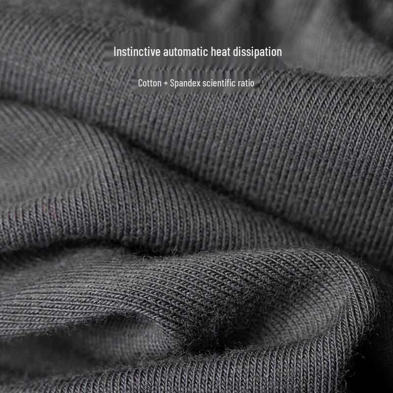 LANGSHA Мужские спортивные хлопковые трусы-боксеры, 4 штуки