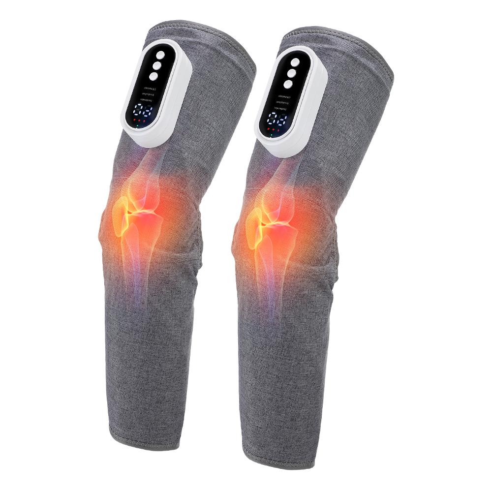 360° Foot Air Pressure Leg Massager Hot Compress Body Electric Calf Massager Muscle Relaxation Lymphatic Drainage Device
