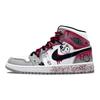 Air Jordan 1 Mid Амортизация Нескользящая Износостойкая Средняя высота Винтажные Баскетбольные кроссовки Мужские 554724-092(Команда252-)