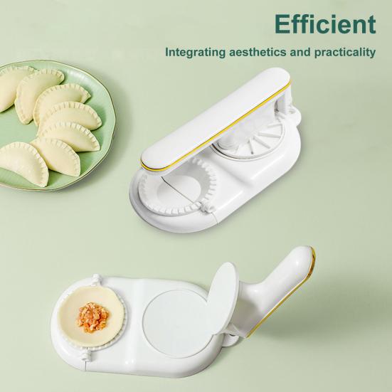 Dumpling Maker 2-in-1 Portable Multifunction Manual for Quick Empanada Dumpling Making Dumpling Maker Press Kitchen Use