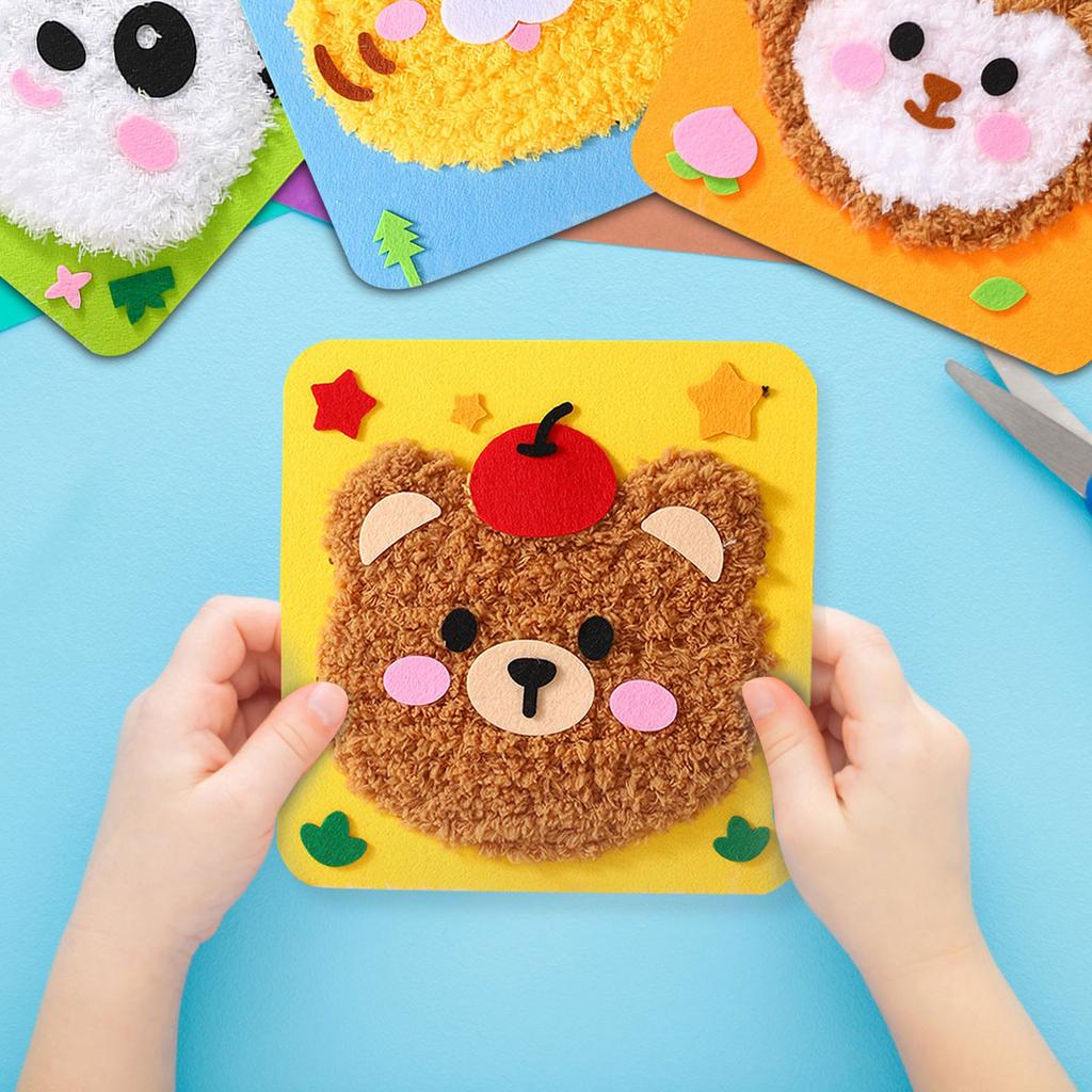 Детская игрушка-головоломка из мультяшного материала своими руками