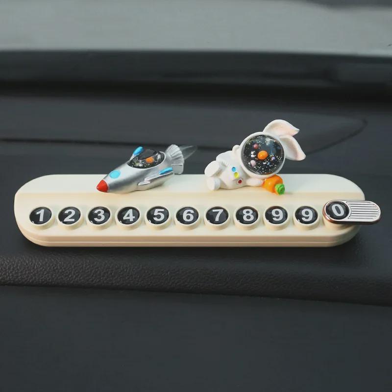 Креативная табличка для телефона в виде кролика для временной парковки