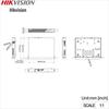 Hikvision 4K 8-Channel 2-Bay NVR CN plug (adapter included)