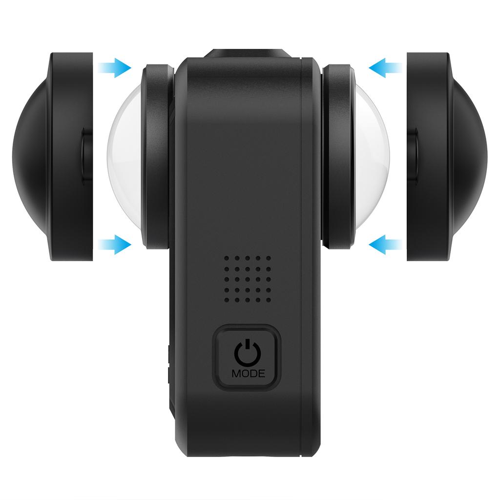 Мягкий силиконовый колпачок для объектива GoPro Max 2 Черный Защитная крышка объектива от падений и пыли для камеры GoPro Max 2 Аксессуары