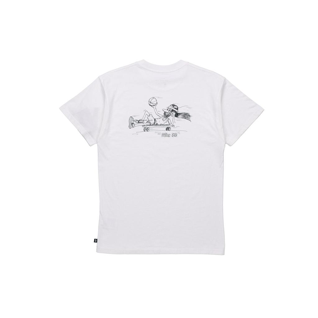 Nike Унисекс футболка SB с опущенными плечами Белая CW1465-100