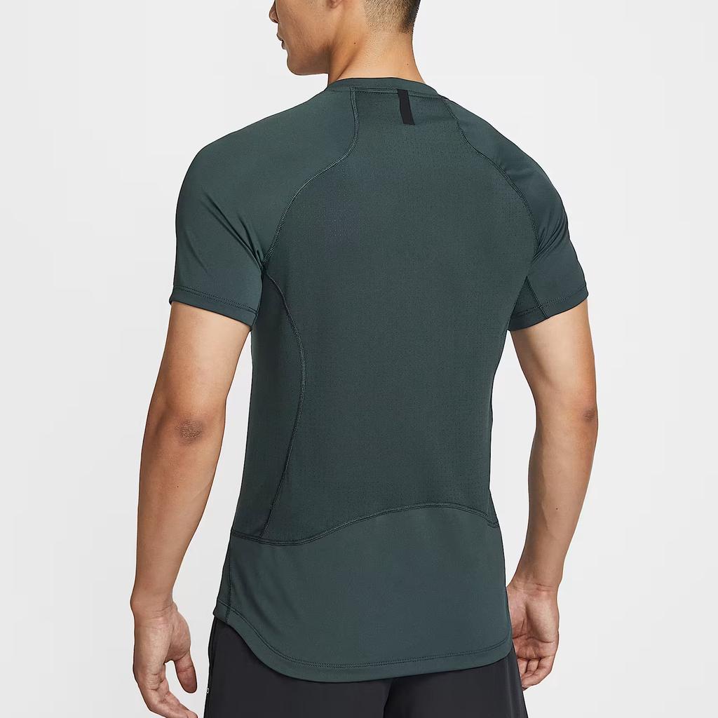 Nike Dri-Fit Pro Тренировочная Дышащая Легкая Быстросохнущая Футболка с Коротким Рукавом и Круглым Вырезом Мужские Топы HV0410-390