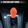 ACROPIX 2 шт. Чехол на рычаг переключения передач автомобиля, чехол для ручки ручного тормоза, противоскользящий силиконовый, универсальный, оранжевый