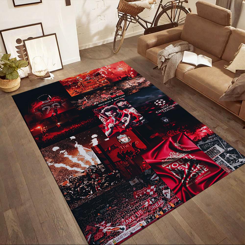 Liverpool Football Club Carpet Perfect For Playrooms Bedrooms Hallway Living Rooms Antislip Carpet Decorate Offices