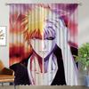 BLEACH Blackout Curtain for Room 2 Panel Curtains Детская комната Домашний интерьер Шторы Хэллоуин Украшения Разделительные жалюзи Гостиная