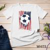 US Soccerball, USA Flag Football Premium Unisex T-shirt