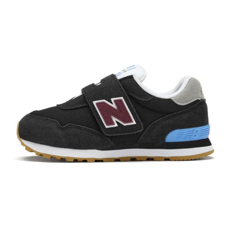 New Balance NB 515 Дышащая амортизация, износостойкие низкие детские беговые кроссовки Черный Детские PV515BU