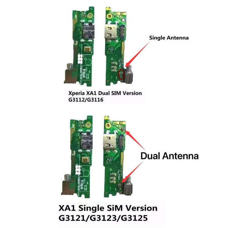 Зарядная плата USB для Sony Xperia XA1/XA1 Ultra G3121/G3123/G3125/G3112/G3116/G3212/G3121/G3123 Порт зарядки Док-станция Модуль