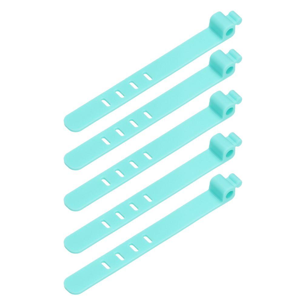 Headphones Storage Holder 4 Holes Cable Winder Cord Clip Earphone Cable Ptotector USB Wire Tie