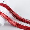 Hot Sale Sparkly Synthetic Hair Bling Silk Hair Tinsel Glitter Rainbow  Color Hair Extension