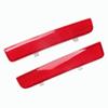for Range Rover LR2 Rear Bumper Reflector Lights Pair Red Marker Lens Tail Fog Lamp Replacement Driving Safety