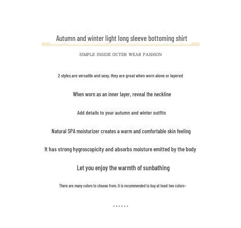 Женский термотоп из бамбукового волокна с высоким воротником и длинными рукавами