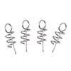 Fishing Accessories Worm Keeper Twist Lock Spring Screwed Into the Worm Prevention of Slippage 100 Pieces Set 14mm