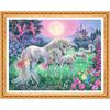5d Diamond Painting Cross Stitch Embroidery Crystal Unicorn Castle Full Round Diamond Pictures