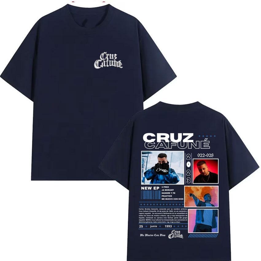 Модная Летняя Мужская Женская Футболка Хип-Хоп Cruzzi С Коротким Рукавом Cruz Cafun É 2026 Мировой Тур Уличная Одежда Y2K Футболка