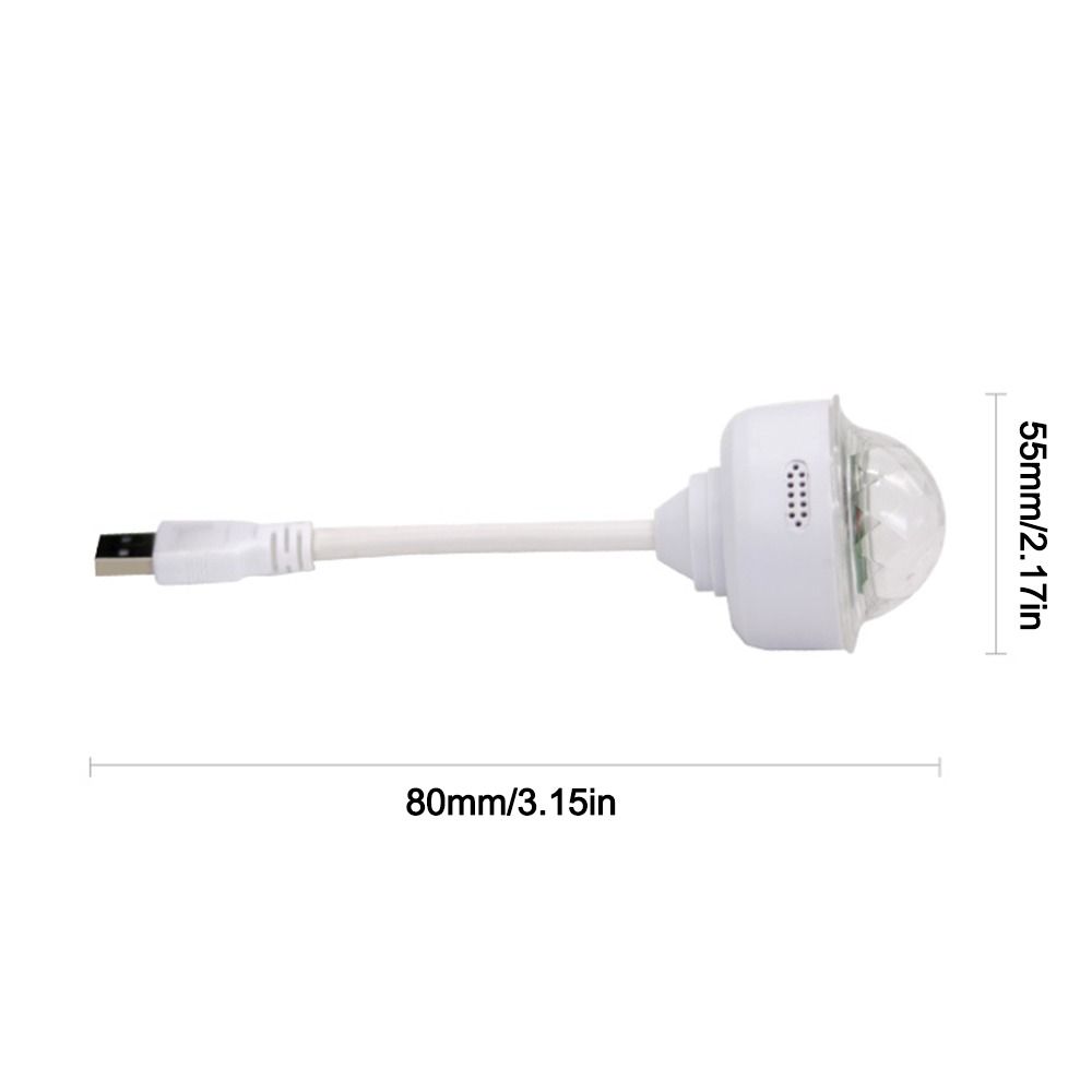 Красочный диско-шар, вечеринка, свет, USB RGB, сценическое освещение, романтический светодиодный проектор, украшение для вечеринки
